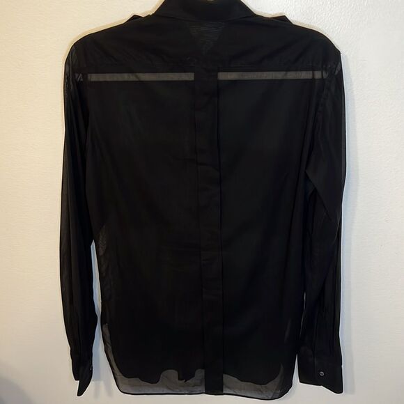 Battaglia Made in Italy vintage sheer button up blouse - Picture 8 of 8